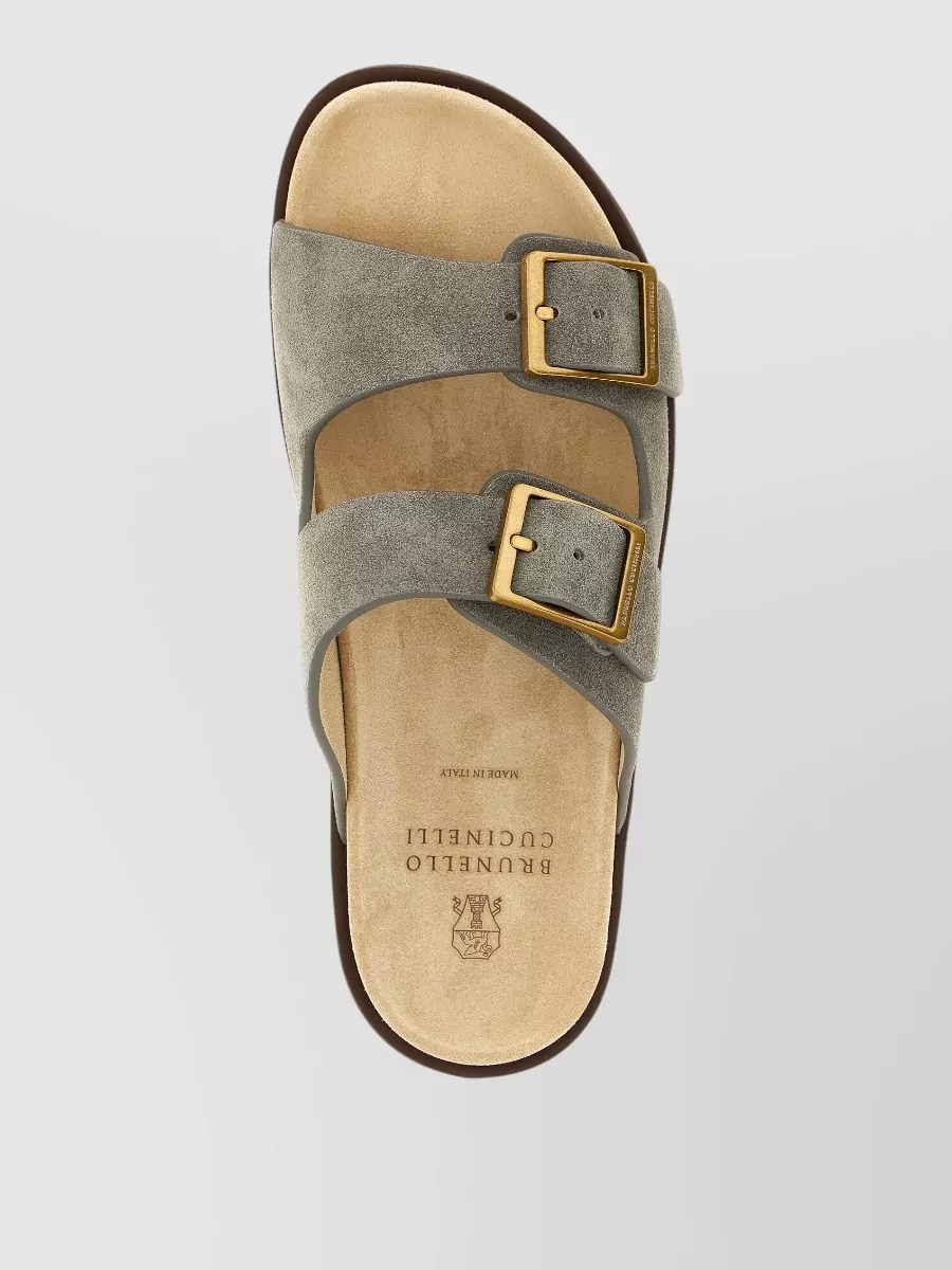 Brunello Cucinelli Suede Sandals