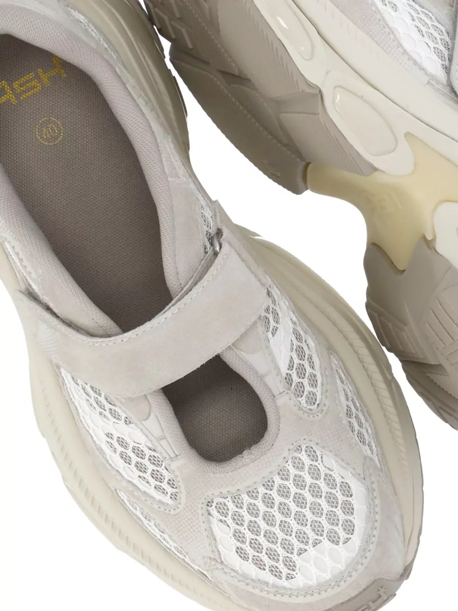 Ash Leather Low-Top Slip-On Sneakers