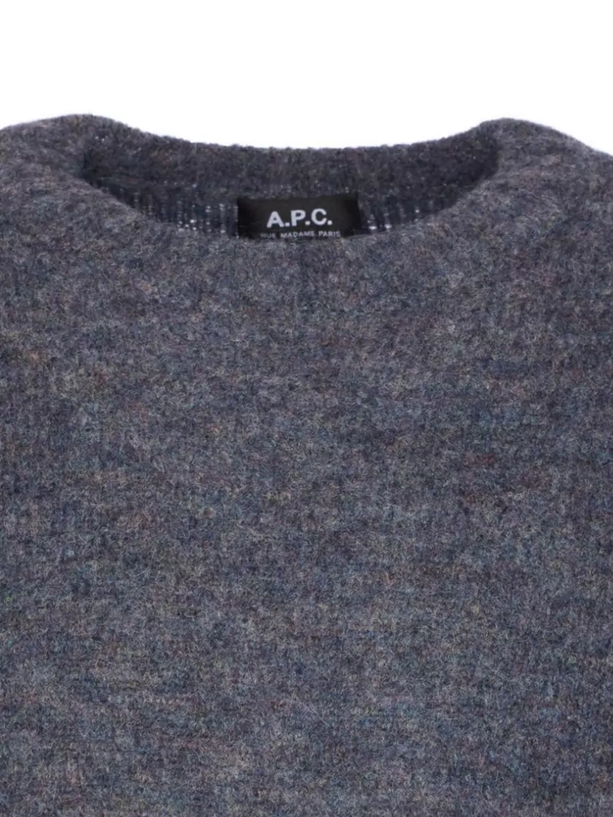 A.p.c. Soft Crewneck Sweater Long Sleeves