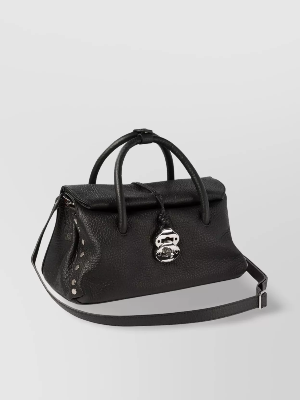 Zanellato Shoulder Bags With Detachable Strap And Studded Texture