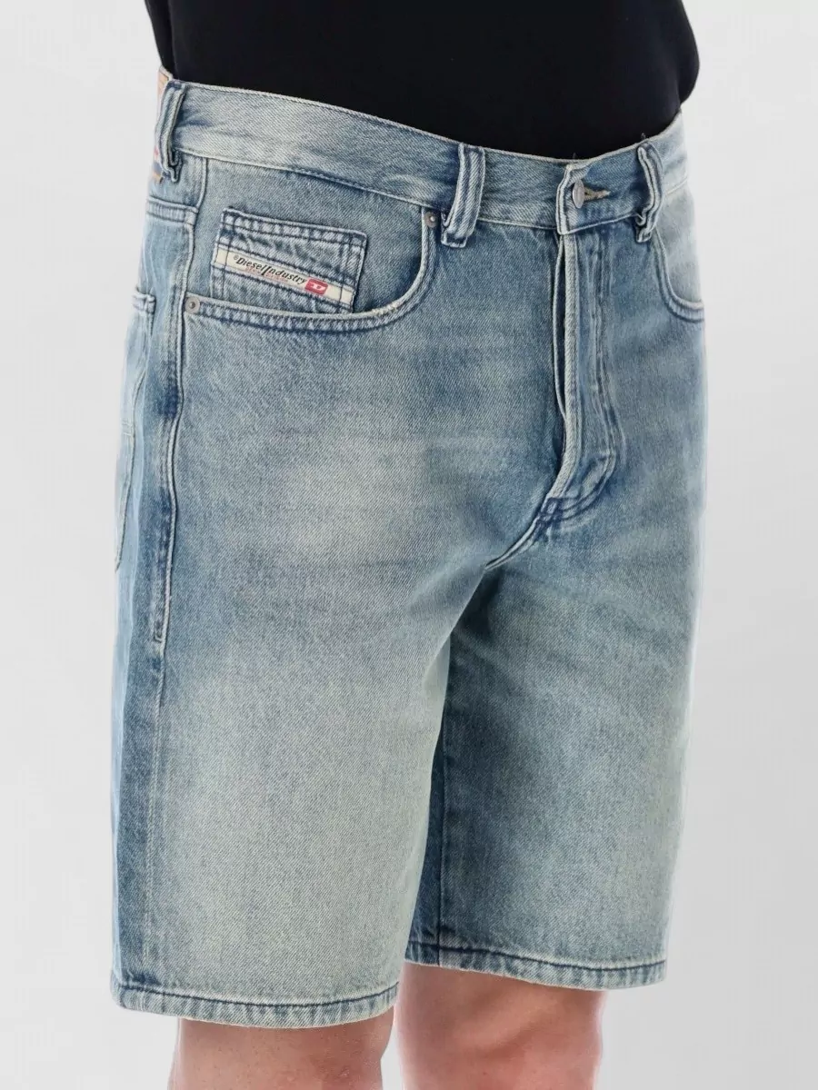 Diesel Regular Shorts Faded Wash Five Pockets