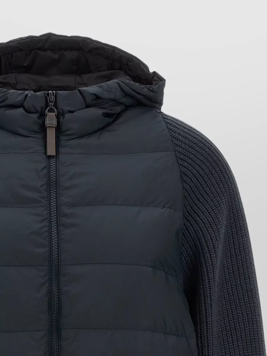 Brunello Cucinelli Down Quilted Hooded Parka Coat