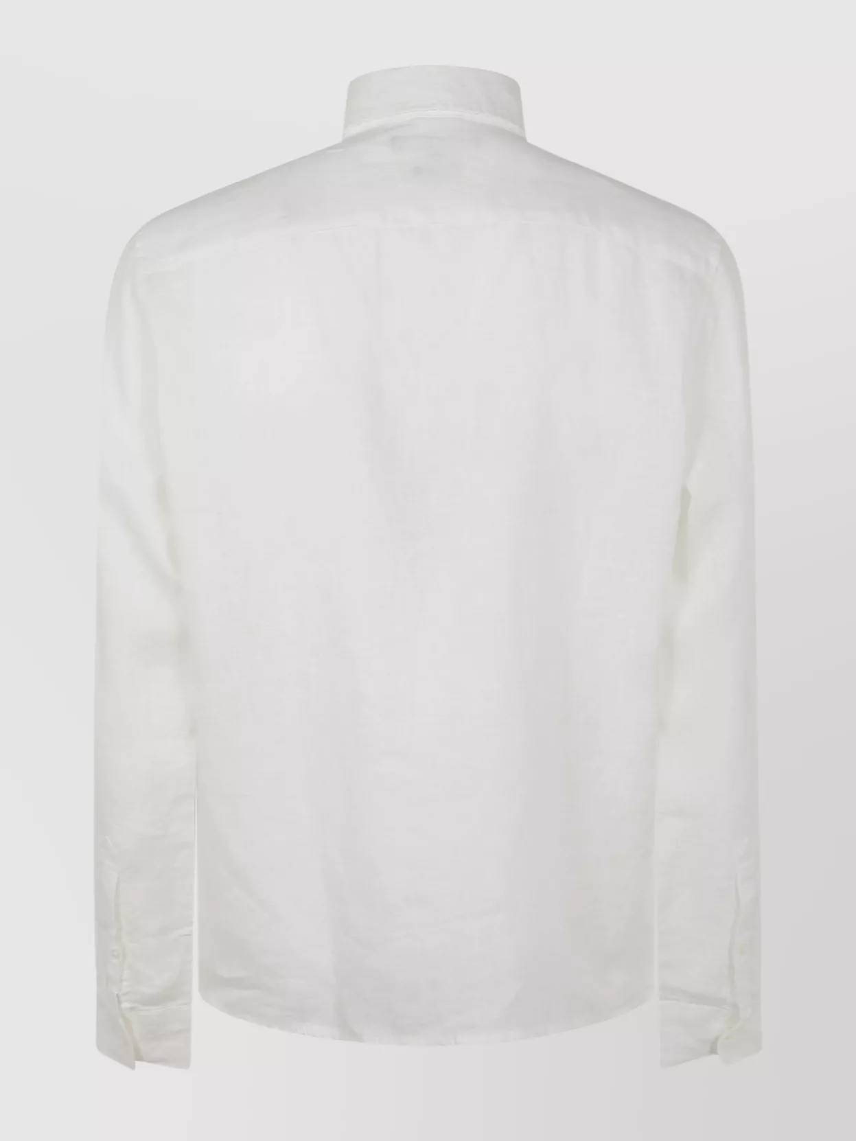Michael Kors Tailored Button-down Shirt With Curved Hem In White
