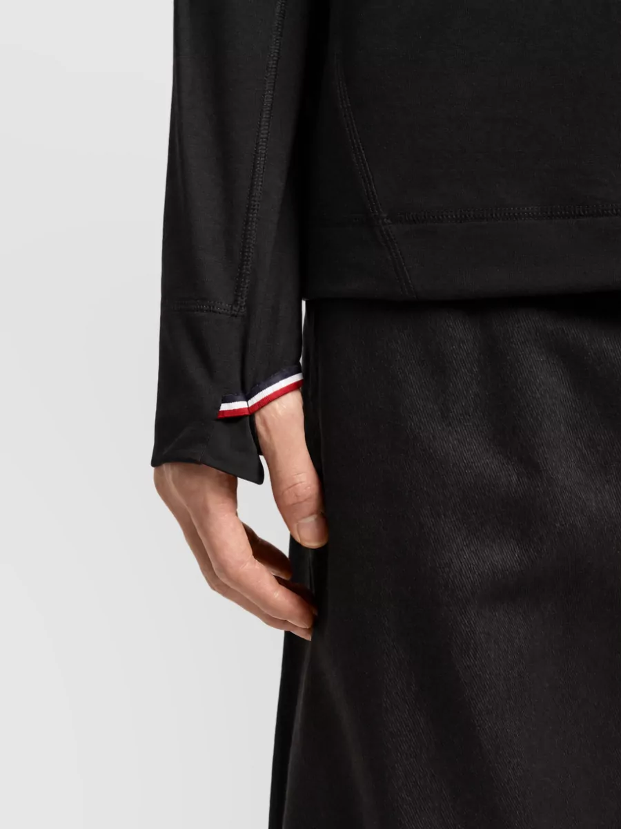 Moncler Wool Polo Neck Sweatshirt