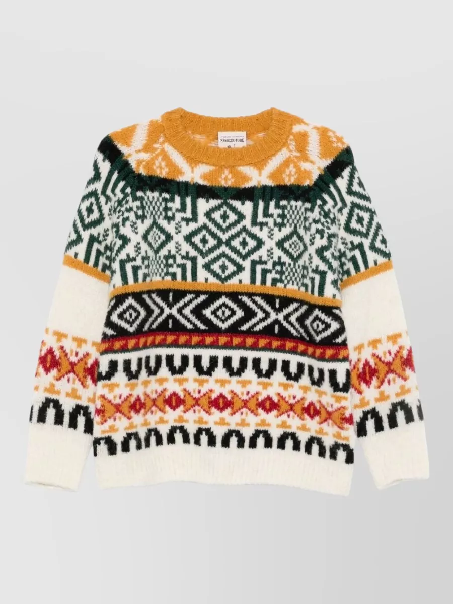Semicouture Jacquard Knit Jumper