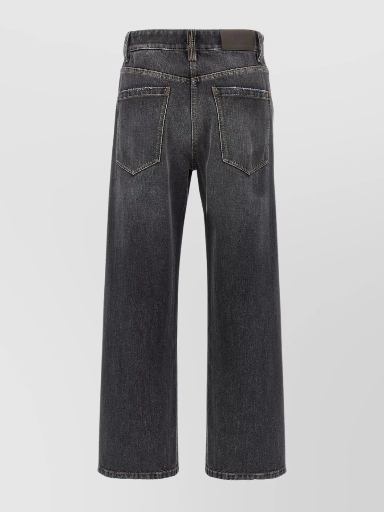 Brunello Cucinelli The Square Jeans In Gray