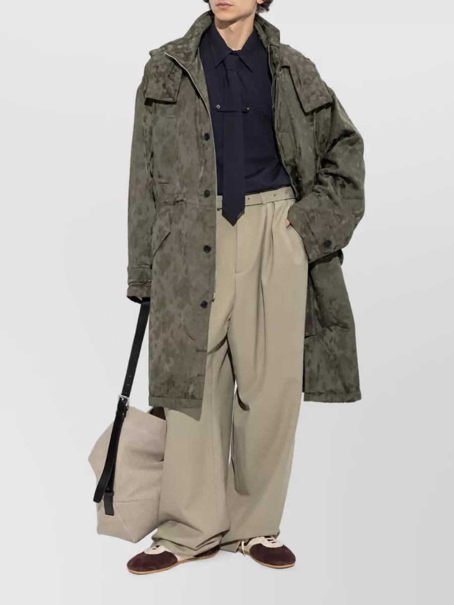 Dries Van Noten Linen-Blend Coat