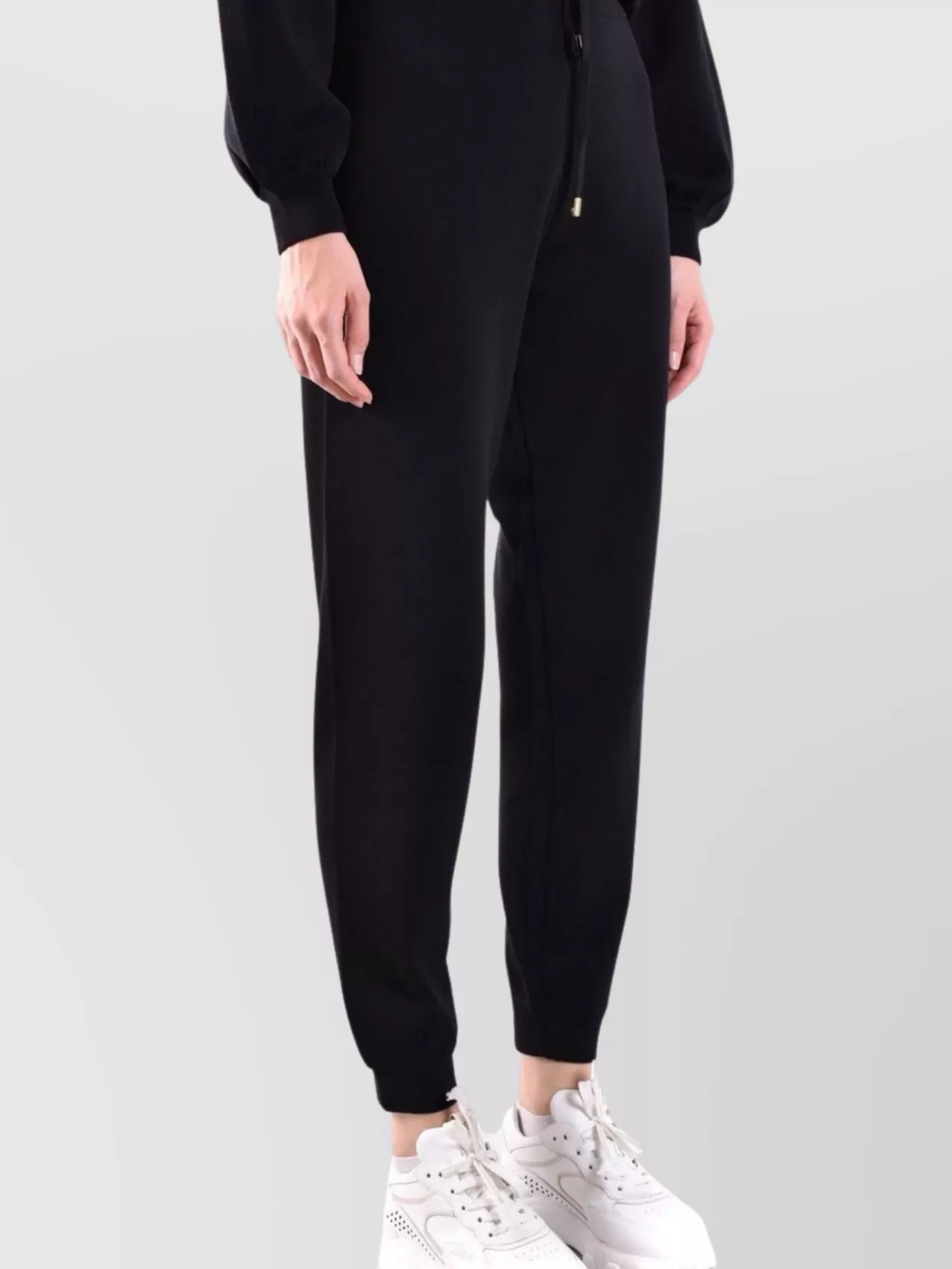Pinko Trousers With Drawstring Waist And Elasticated Cuffs