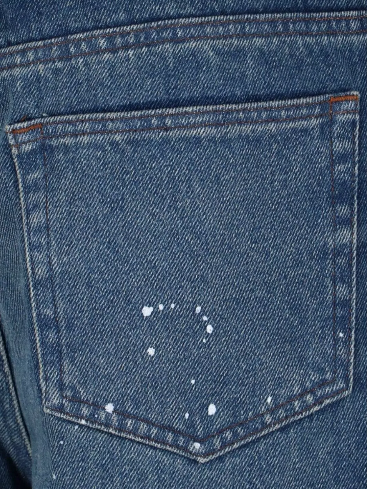A.p.c. Straight Leg Trousers Distressed Finish