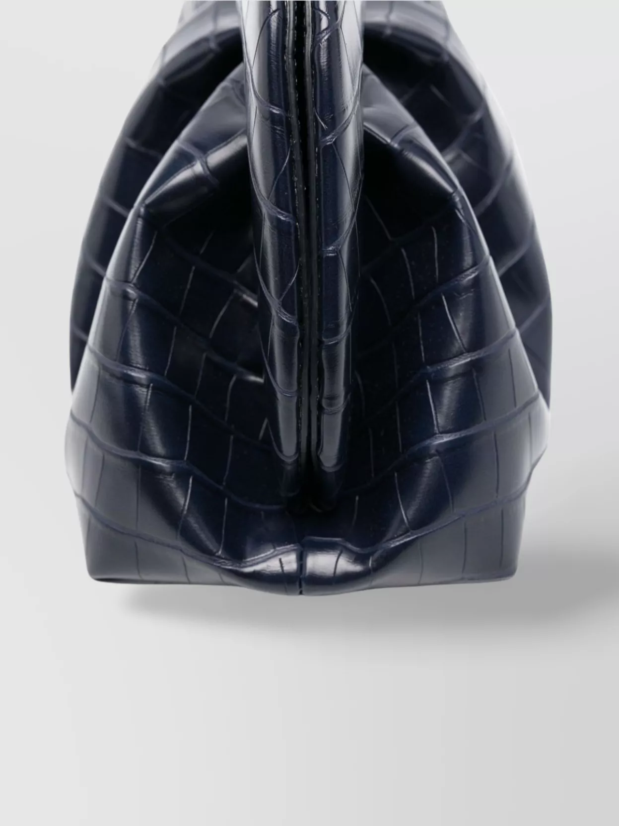 Themoirè Croco Embossed Faux Leather Clutch Bag