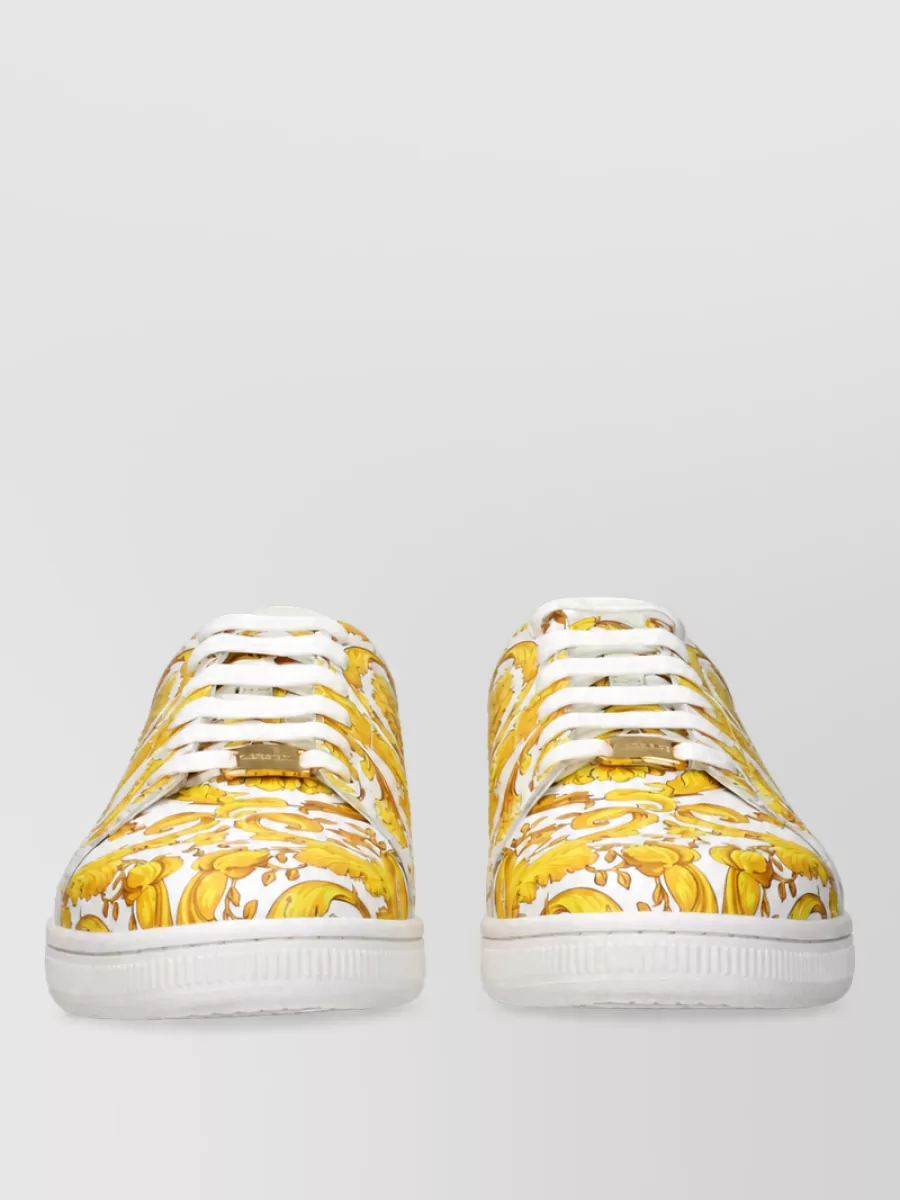 Versace leather sneakers