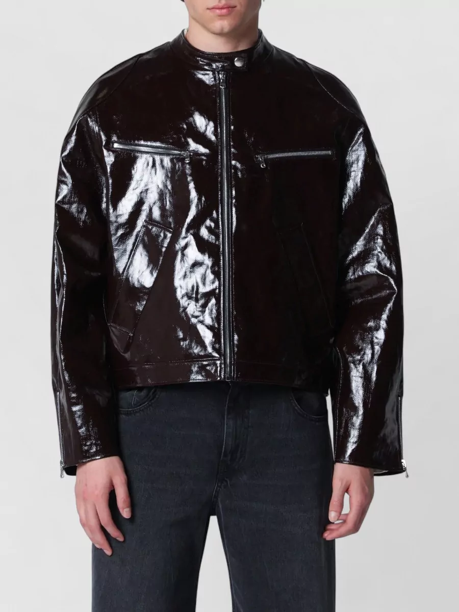 Séfr Coated linen jacket
