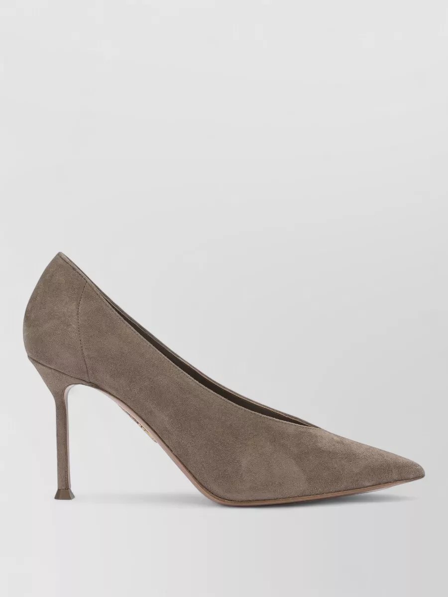 Aquazzura Suede Voltaire 85Mm Pumps