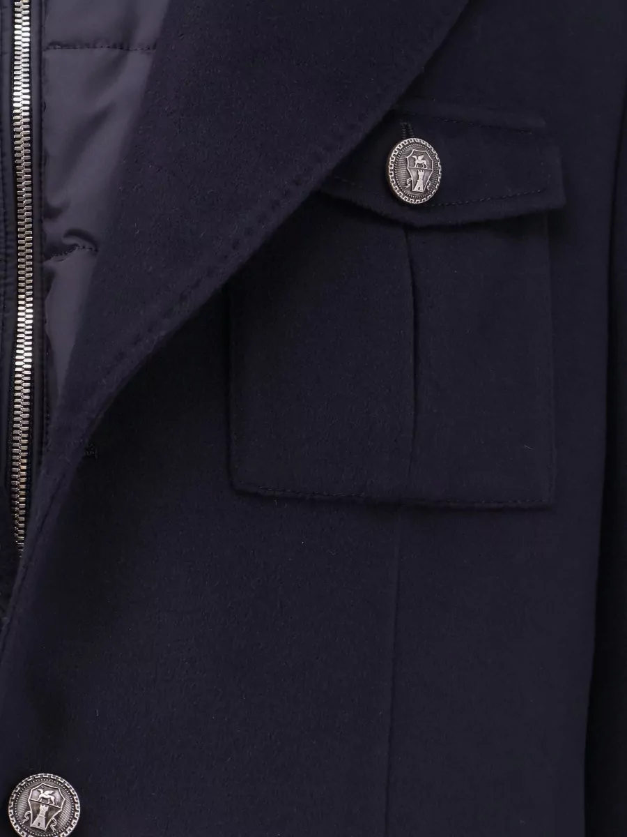 Brunello Cucinelli Virgin Wool Blazer With Detachable Sleeveless Down Jacket