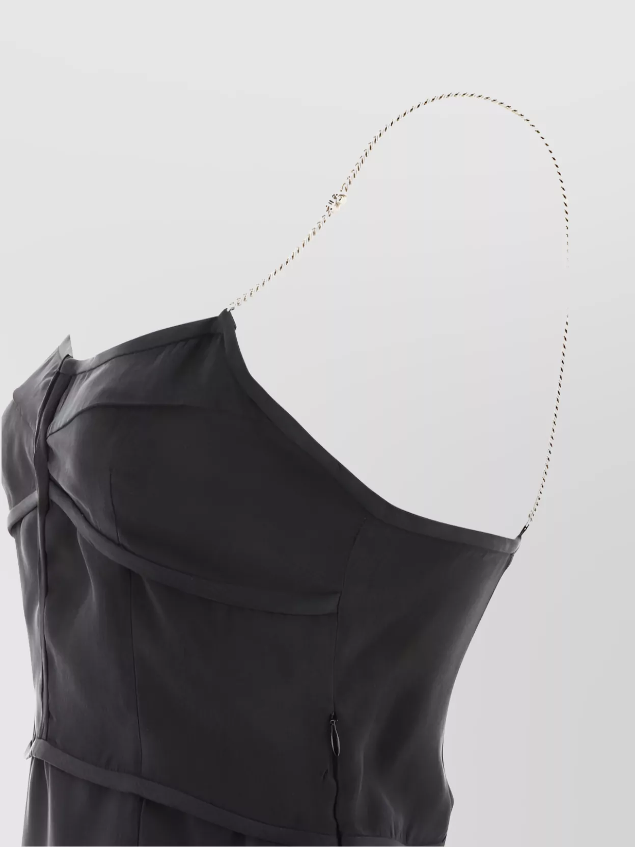 Palm Angels Sweetheart Neckline Mini Length Dress With Spaghetti Straps