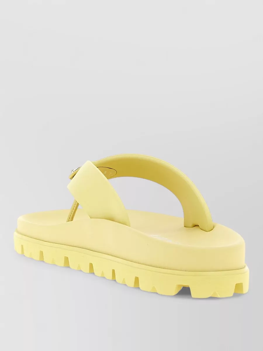 Prada Rubber Thong Sandals