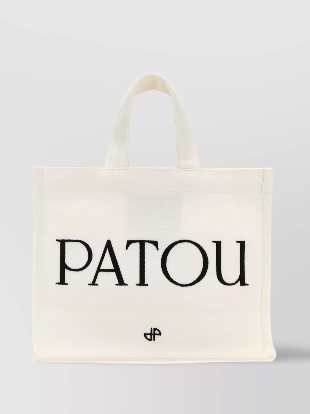 Shop Patou Small Tote Shopping Bag Canvas Shoulder