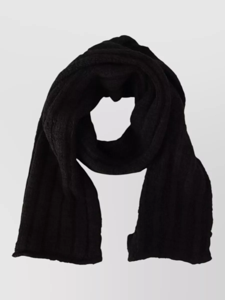 Dolce&Gabbana virgin wool cable-knit scarf