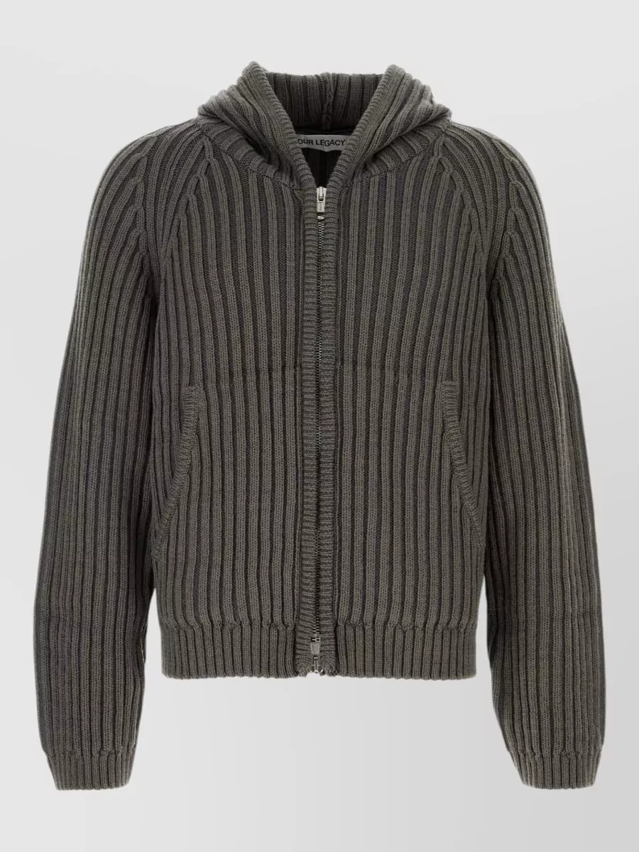 Our Legacy merino wool hooded jacket