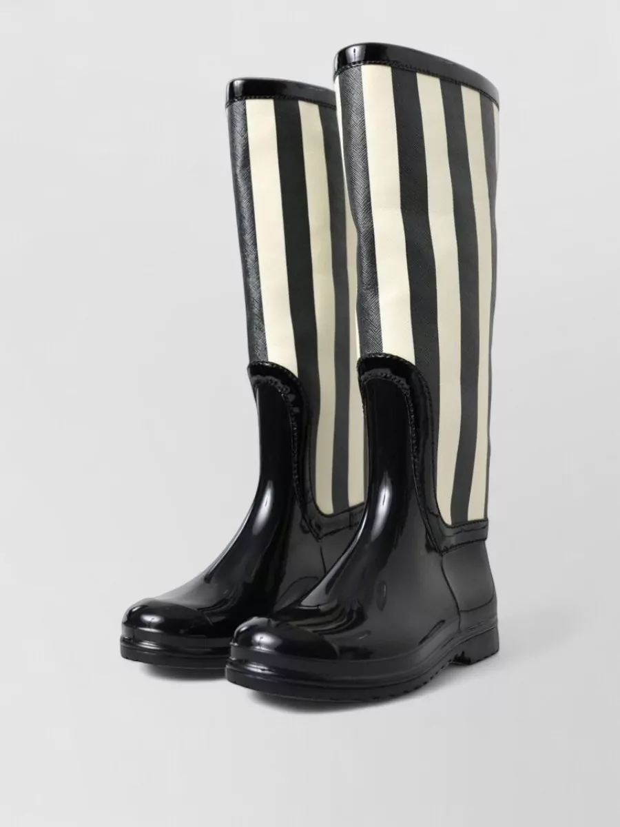 Dolce&Gabbana rubber knee-high rain boots