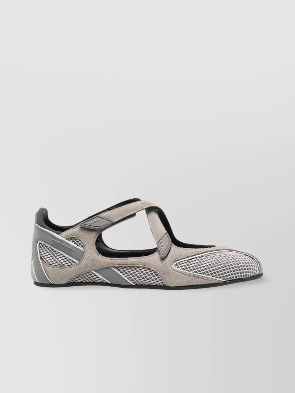 Attico Wanderer Cut-out Mesh Ballerina Flat