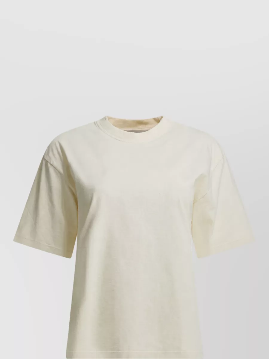 Golden Goose Cotton Crew Neck Logo Print T-Shirt