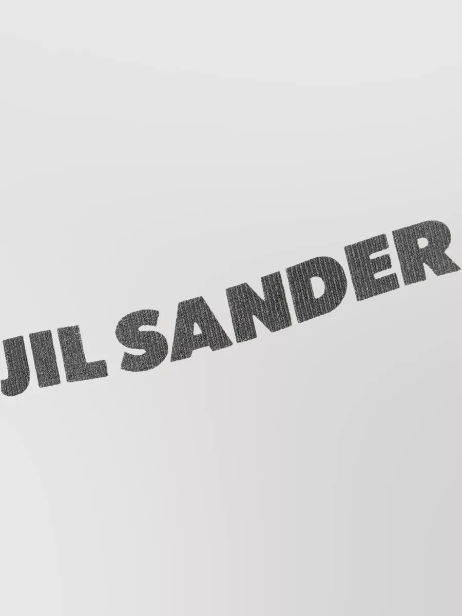 Jil Sander Crew Neck Short Sleeve T-Shirt Design