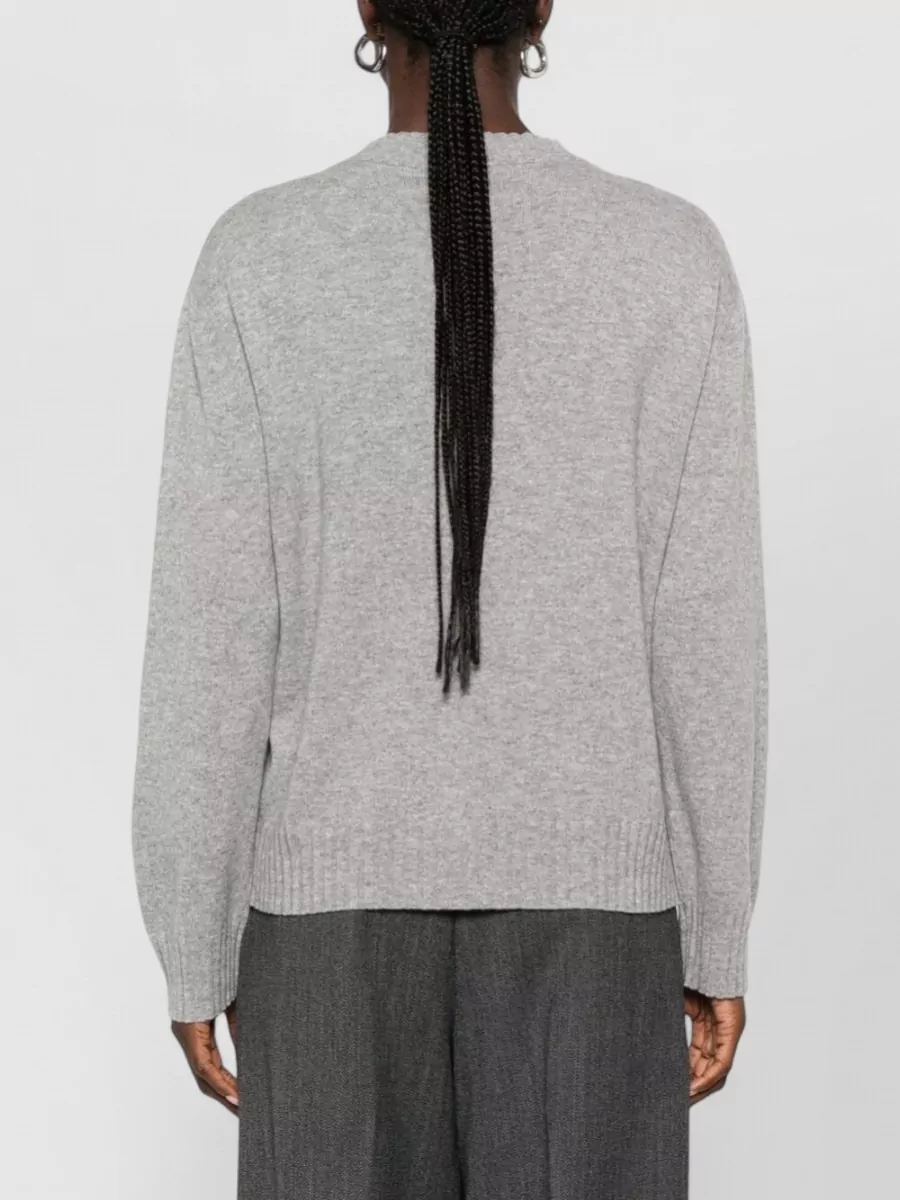 Fabiana Filippi Silk Wool Cashmere Crewneck Sweatshirt