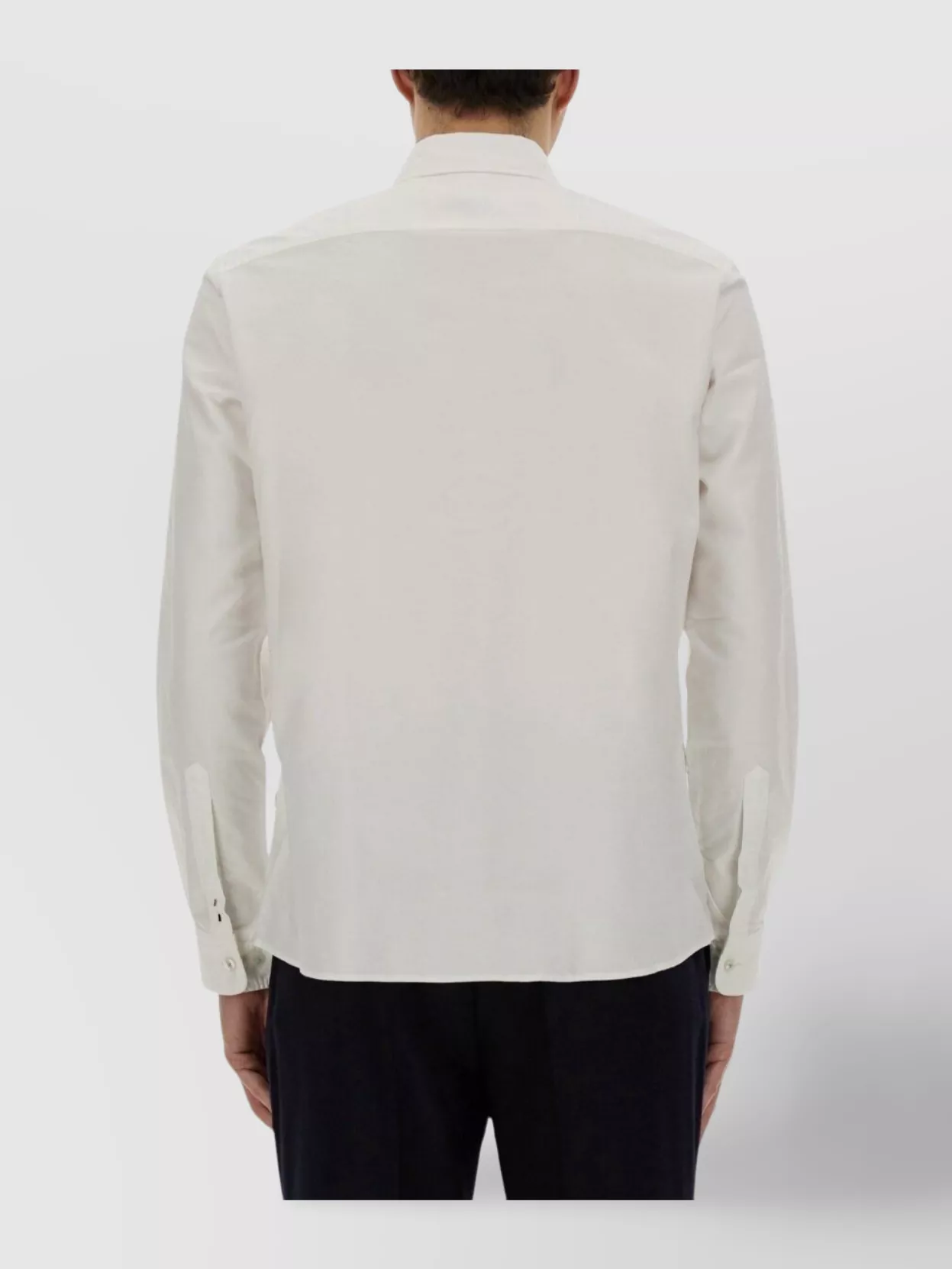 Boss Tailored Cotton Shirt Button-Down Collar