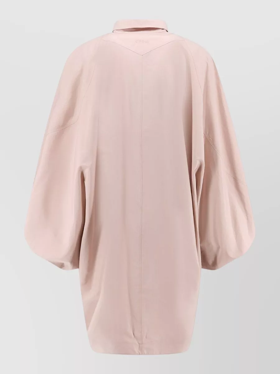Chloé Cotton Oversized Cape Coat
