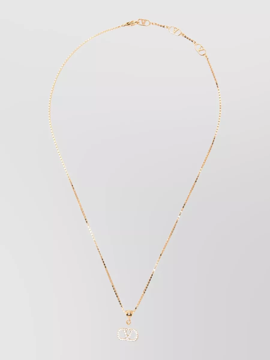 Valentino Garavani crystal pearl necklace