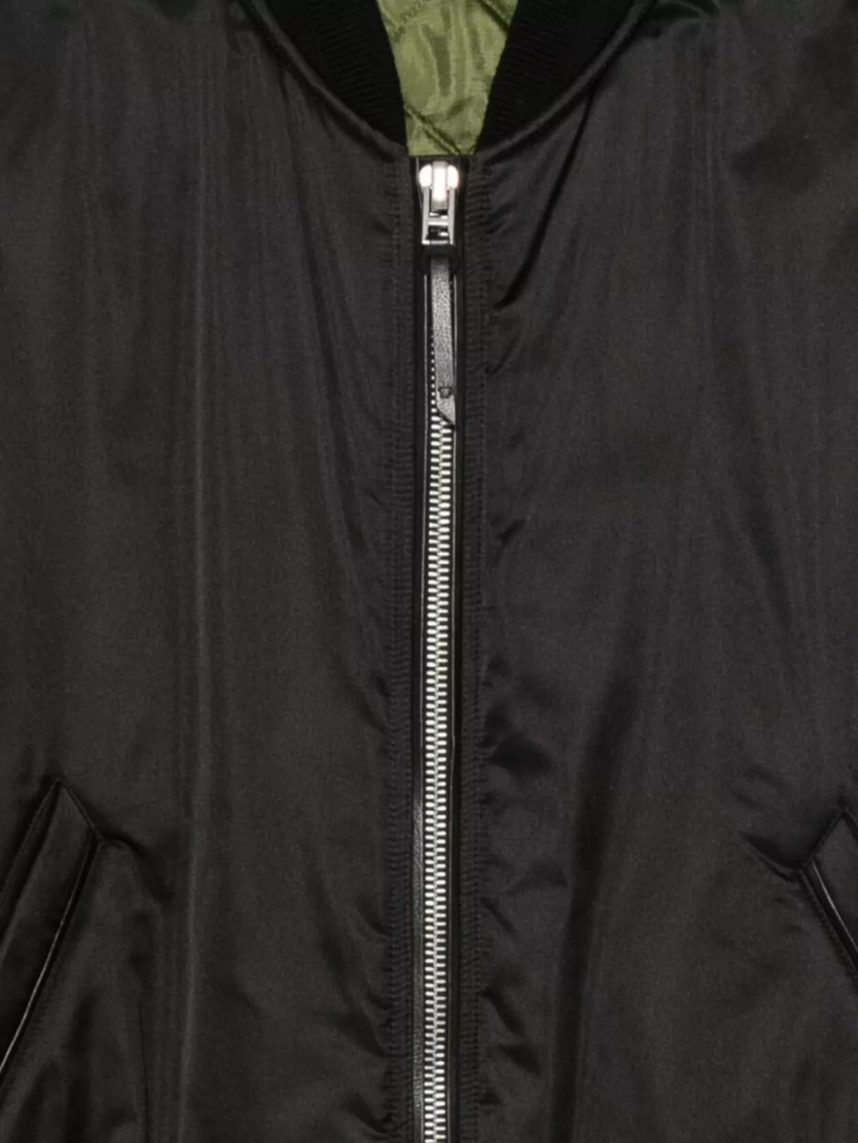 Tom Ford Bomber Jacket With Band Collar And Pockets