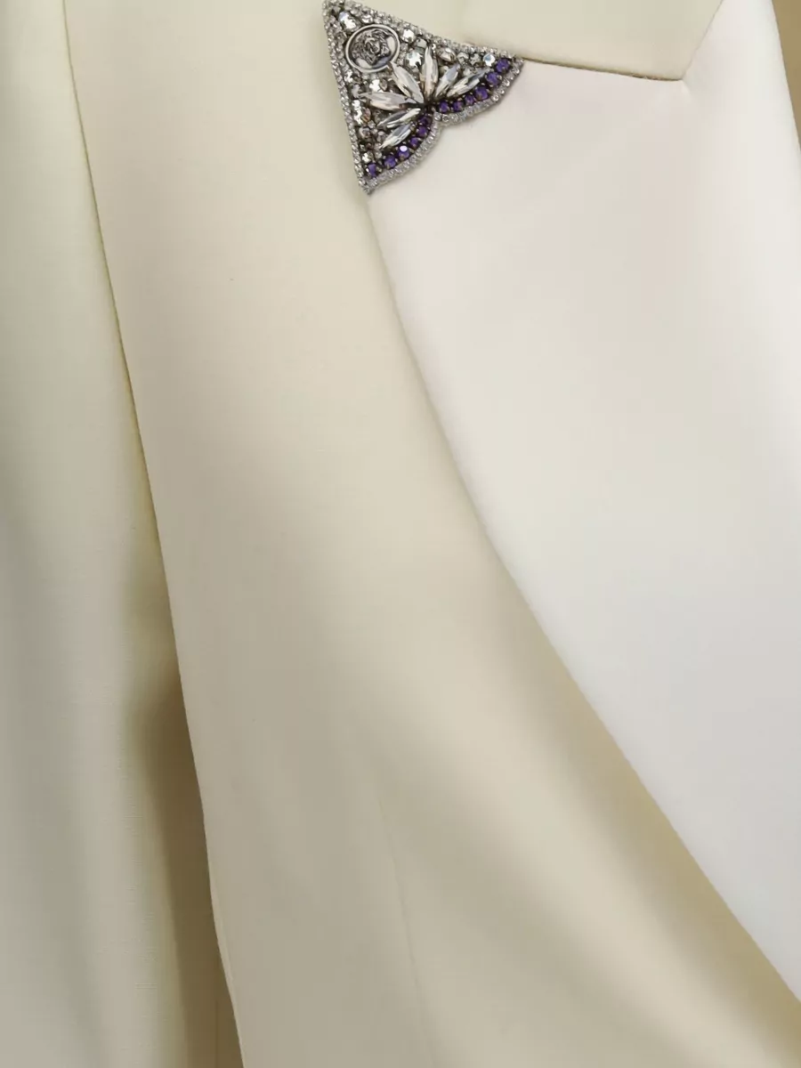 Versace Wool Double-Breasted Blazer