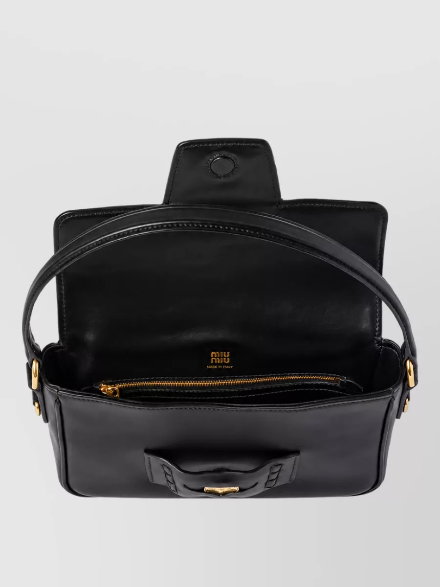 Miu Miu Matelassé Leather Clutch Bag