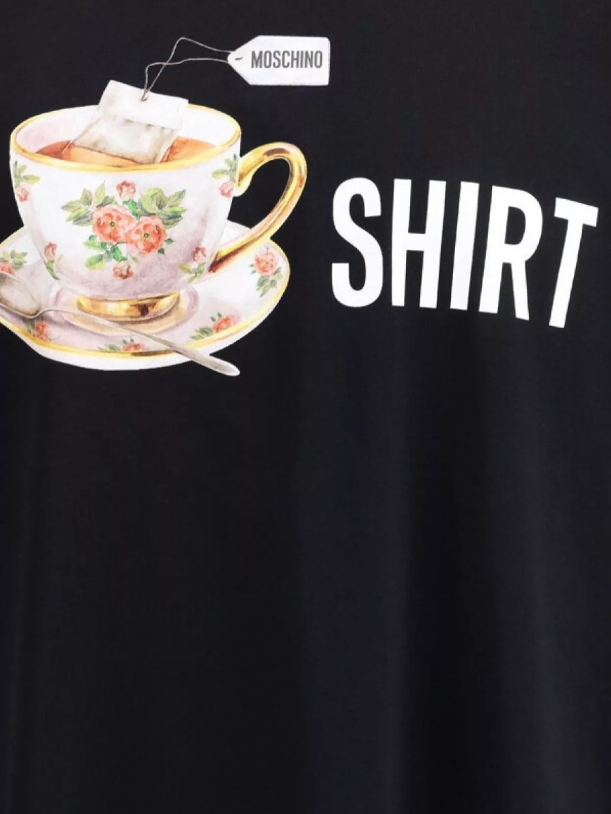 Moschino Teacup Graphic Print T-Shirt