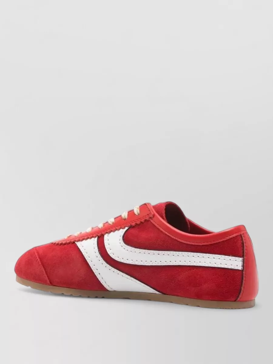 Dries Van Noten Leather Low-Top Sneakers