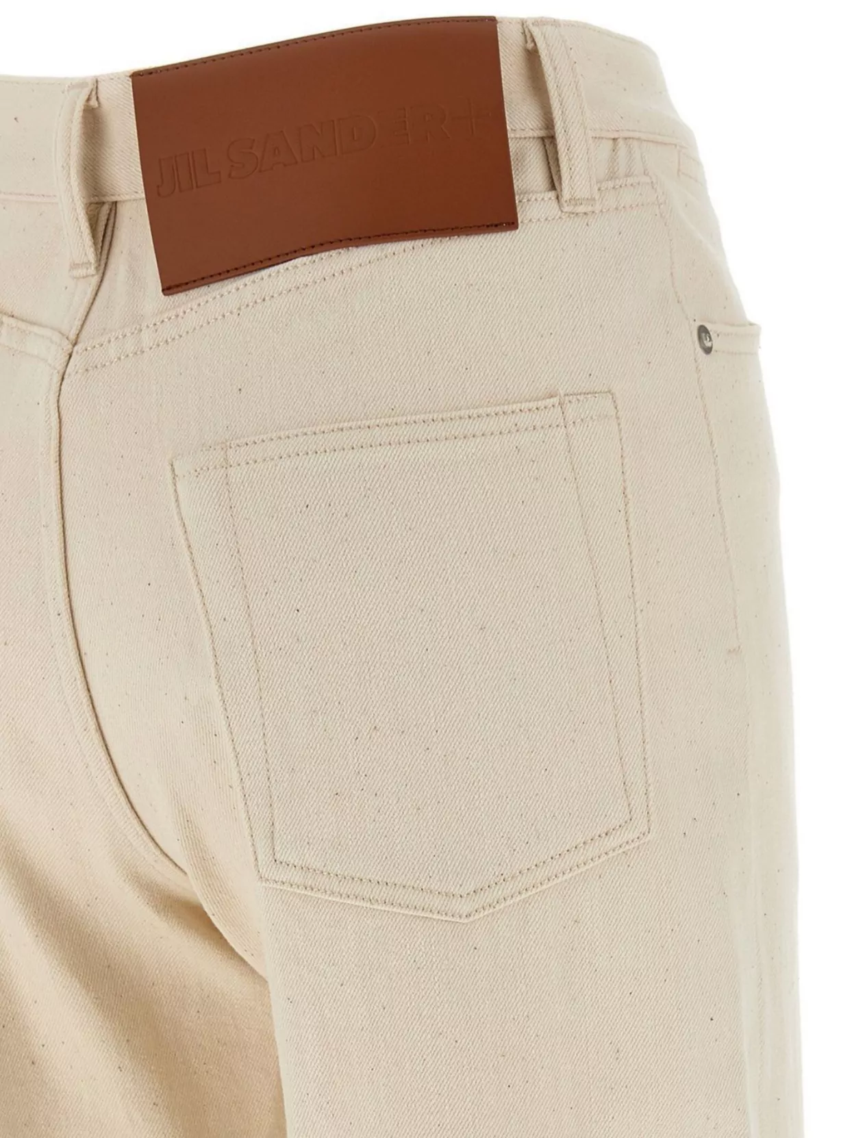 Jil Sander Japanese denim jeans with rivet accents | The