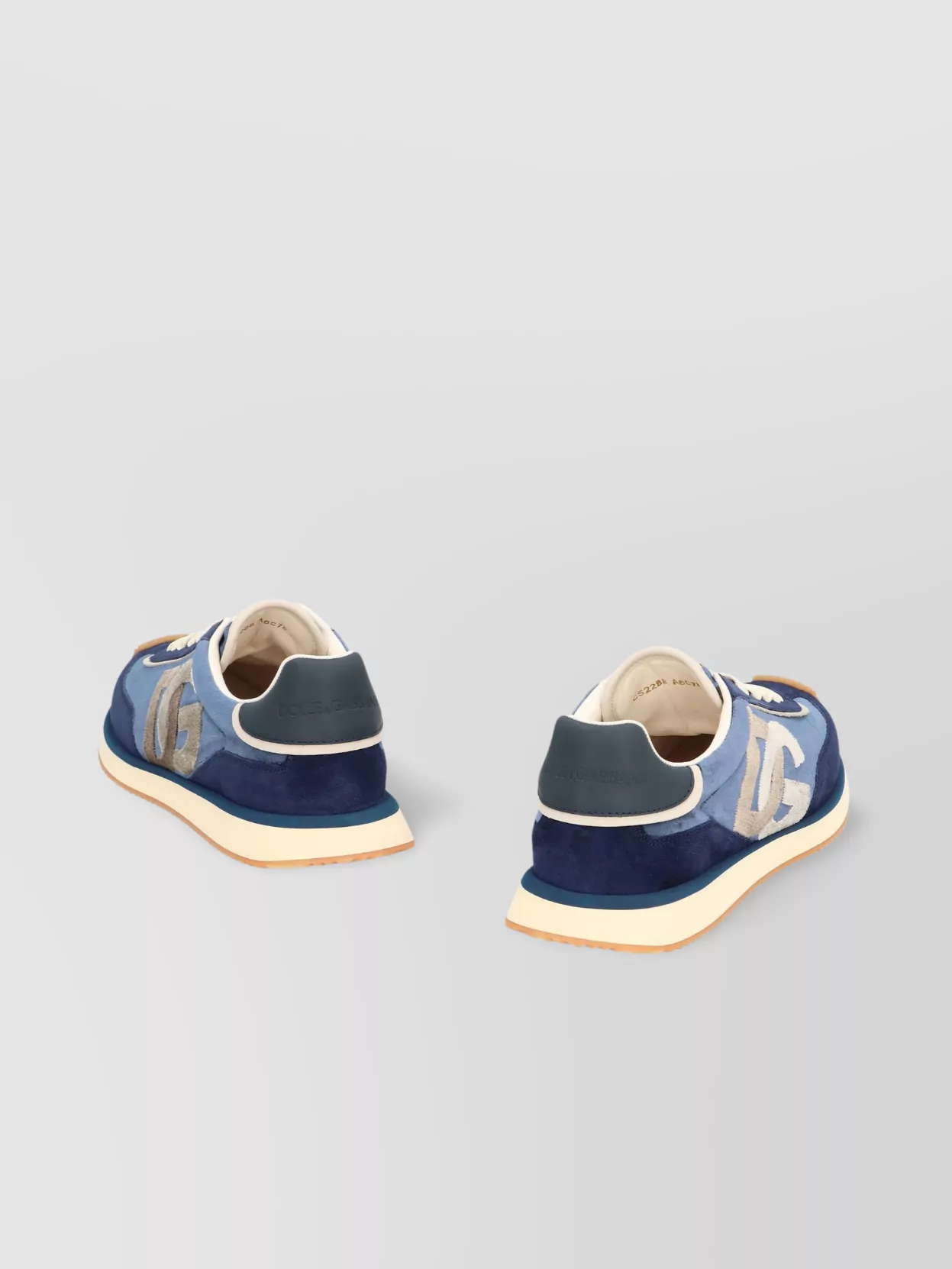 Dolce&Gabbana Cushion Low-Top Sneakers Suede Accents