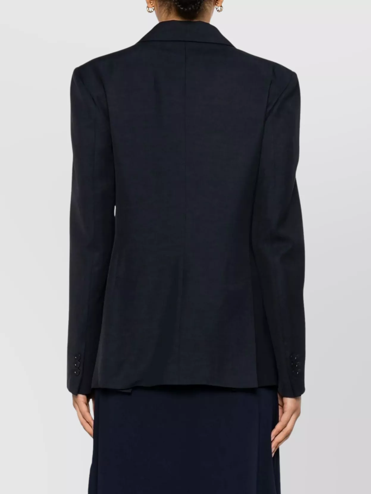 Parosh Long Sleeve Jacket Notched Lapels