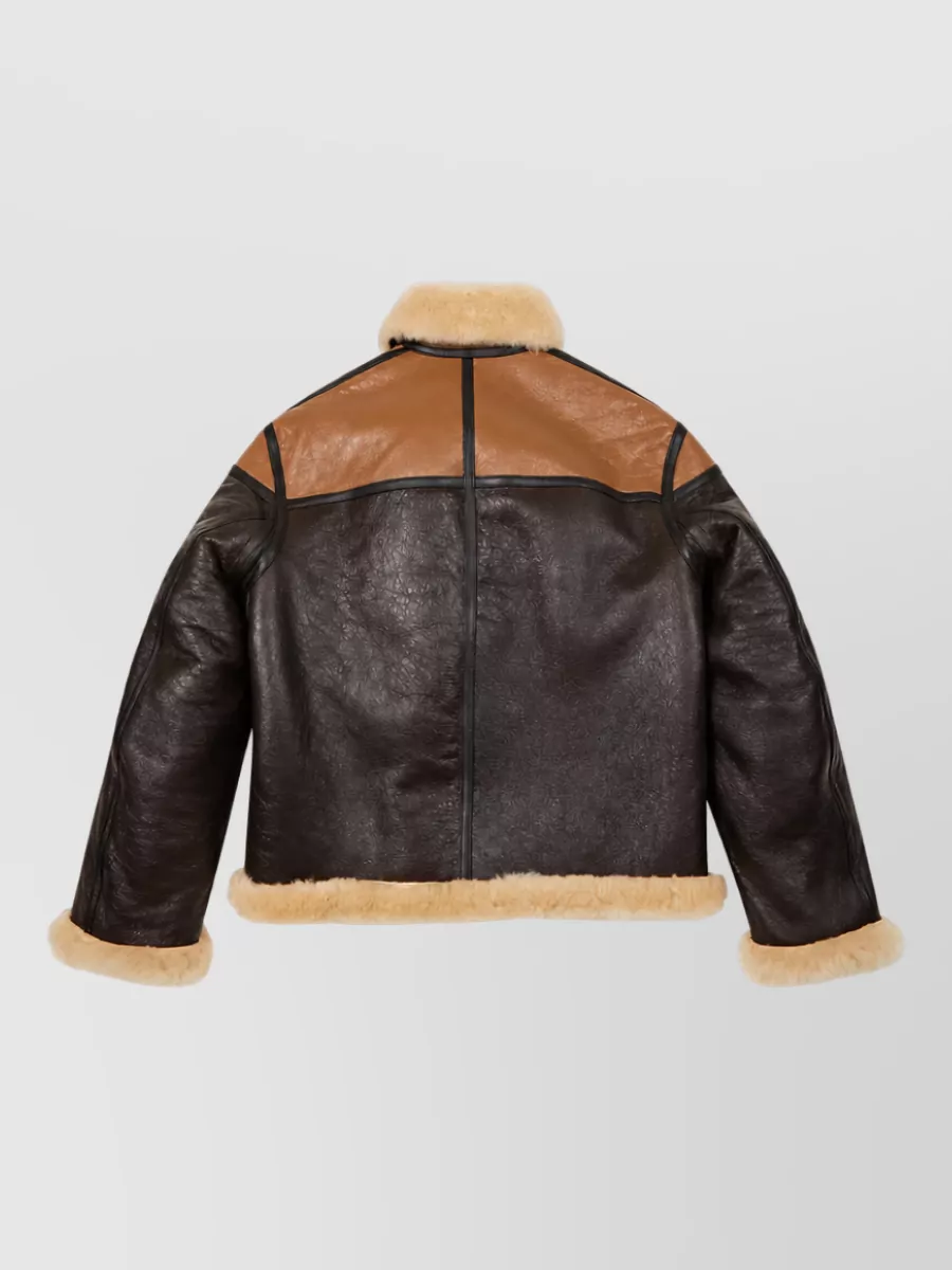 Kenzo Shearling Leather Jacket