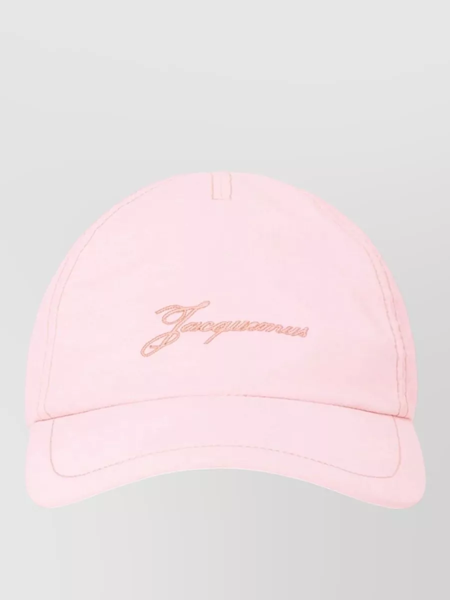 Jacquemus embroidered logo baseball cap