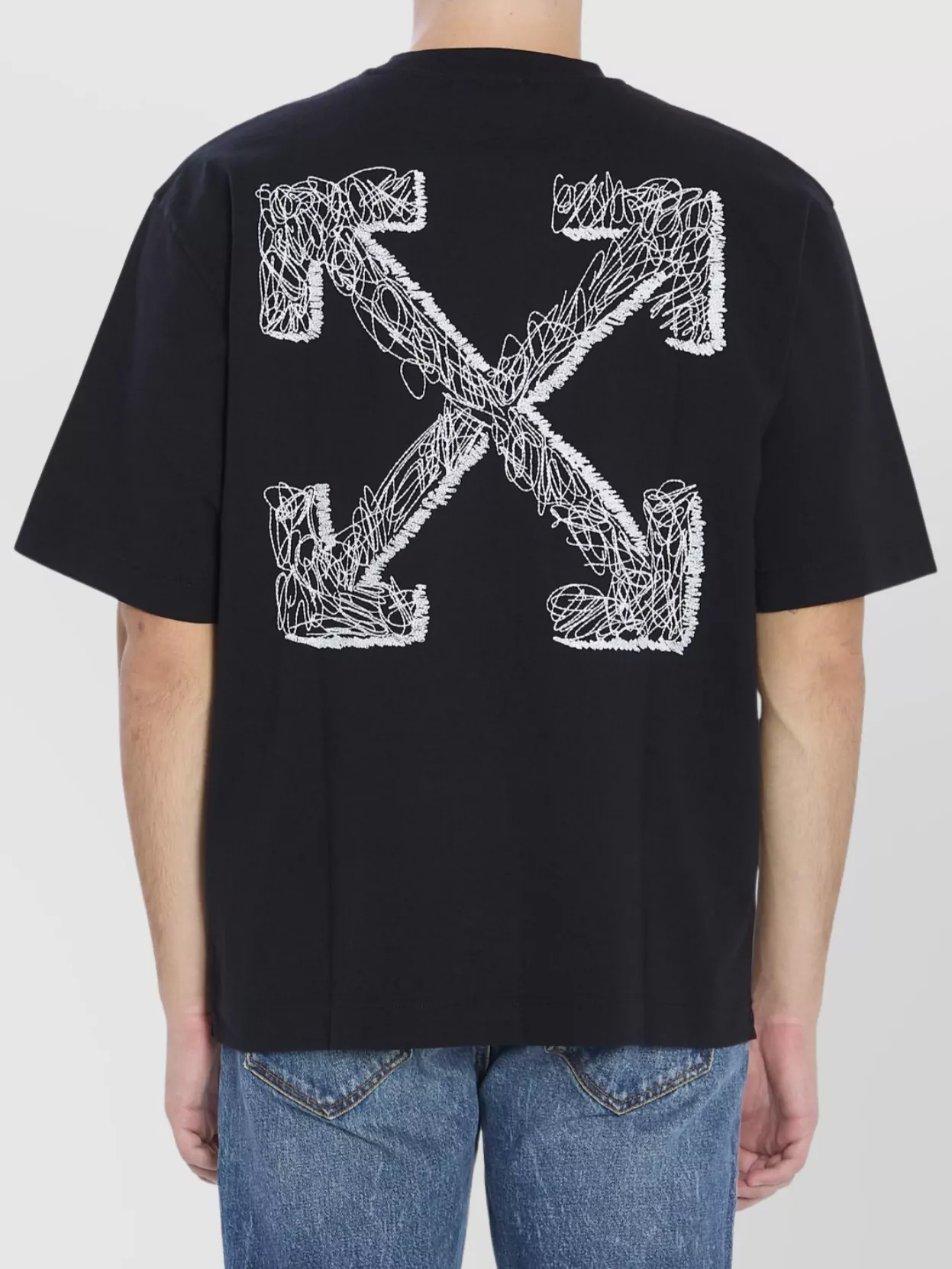 Off-White Graphic Print Skateboard T-Shirt