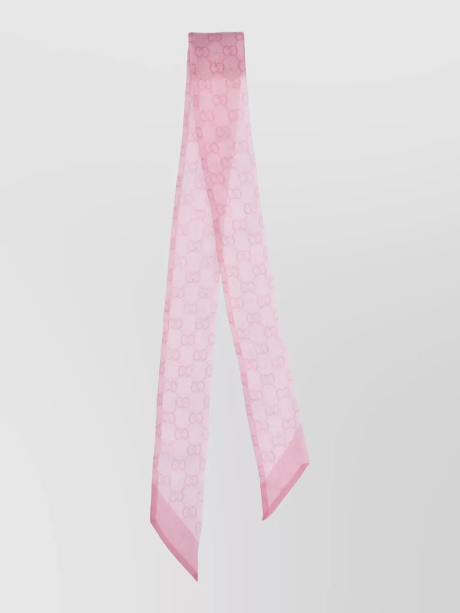 Gucci floral-print silk scarf