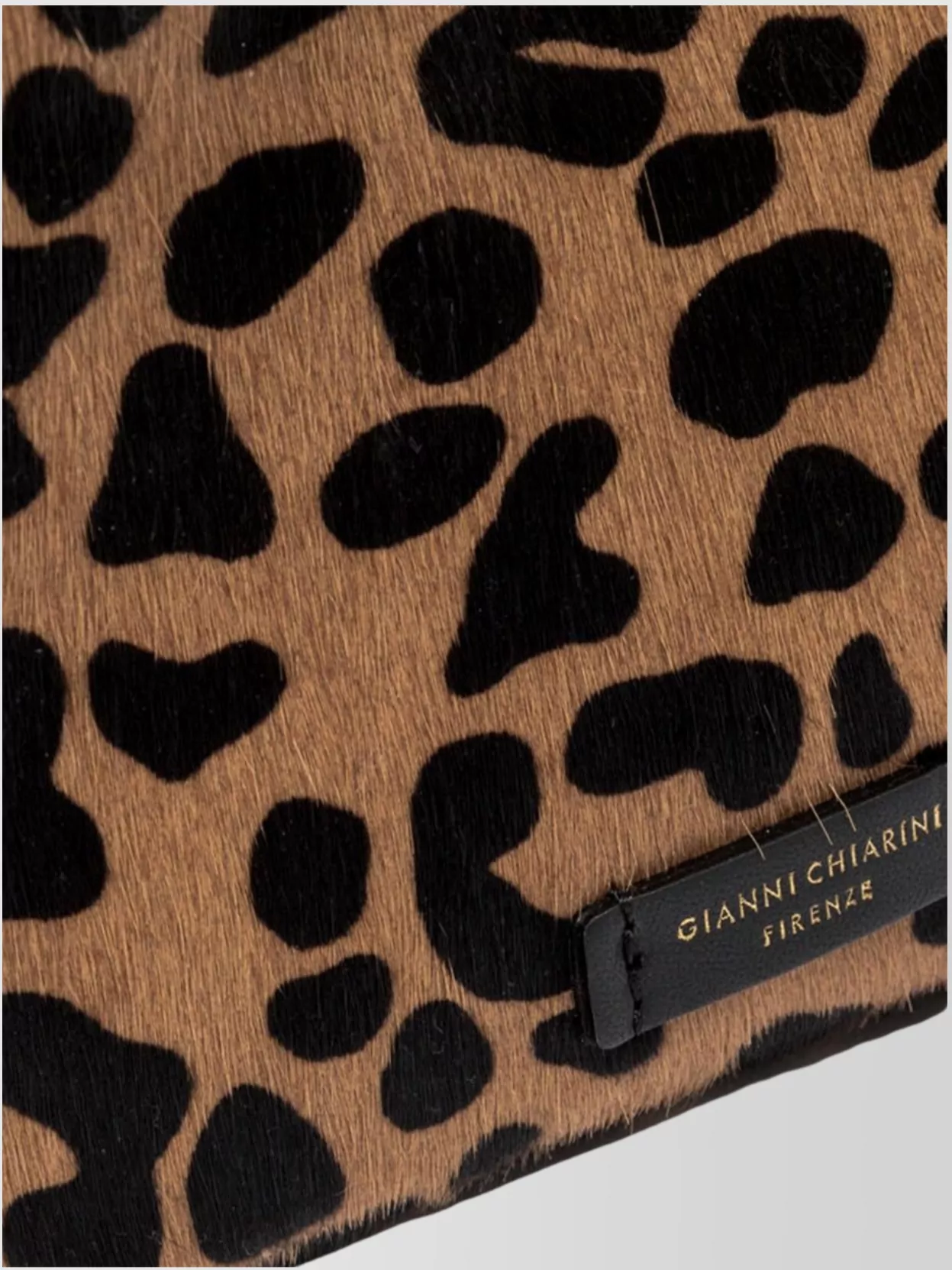 Gianni Chiarini Dua Animal Print Shoulder Bag With Handles