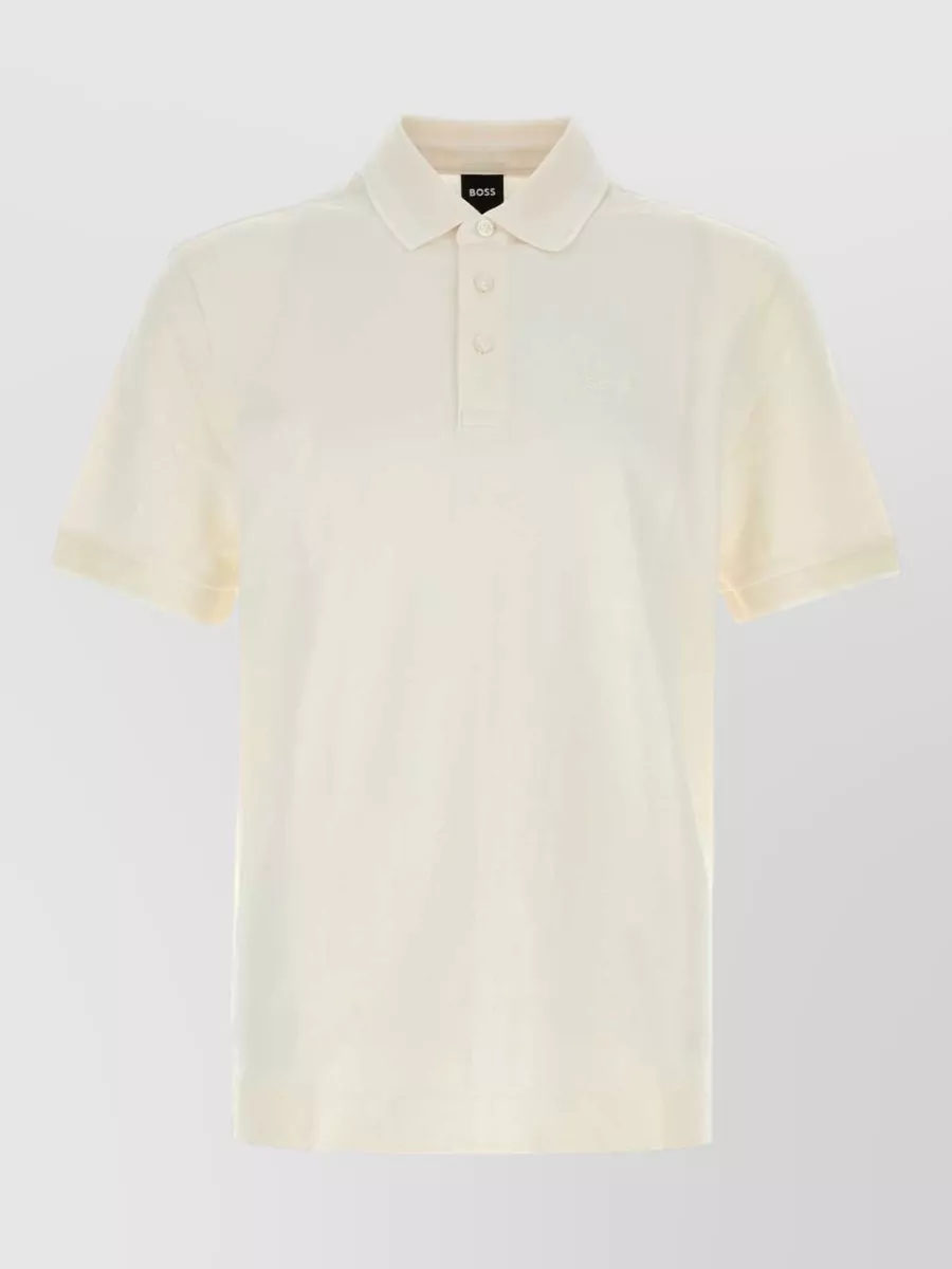 Boss piqué polo shirt