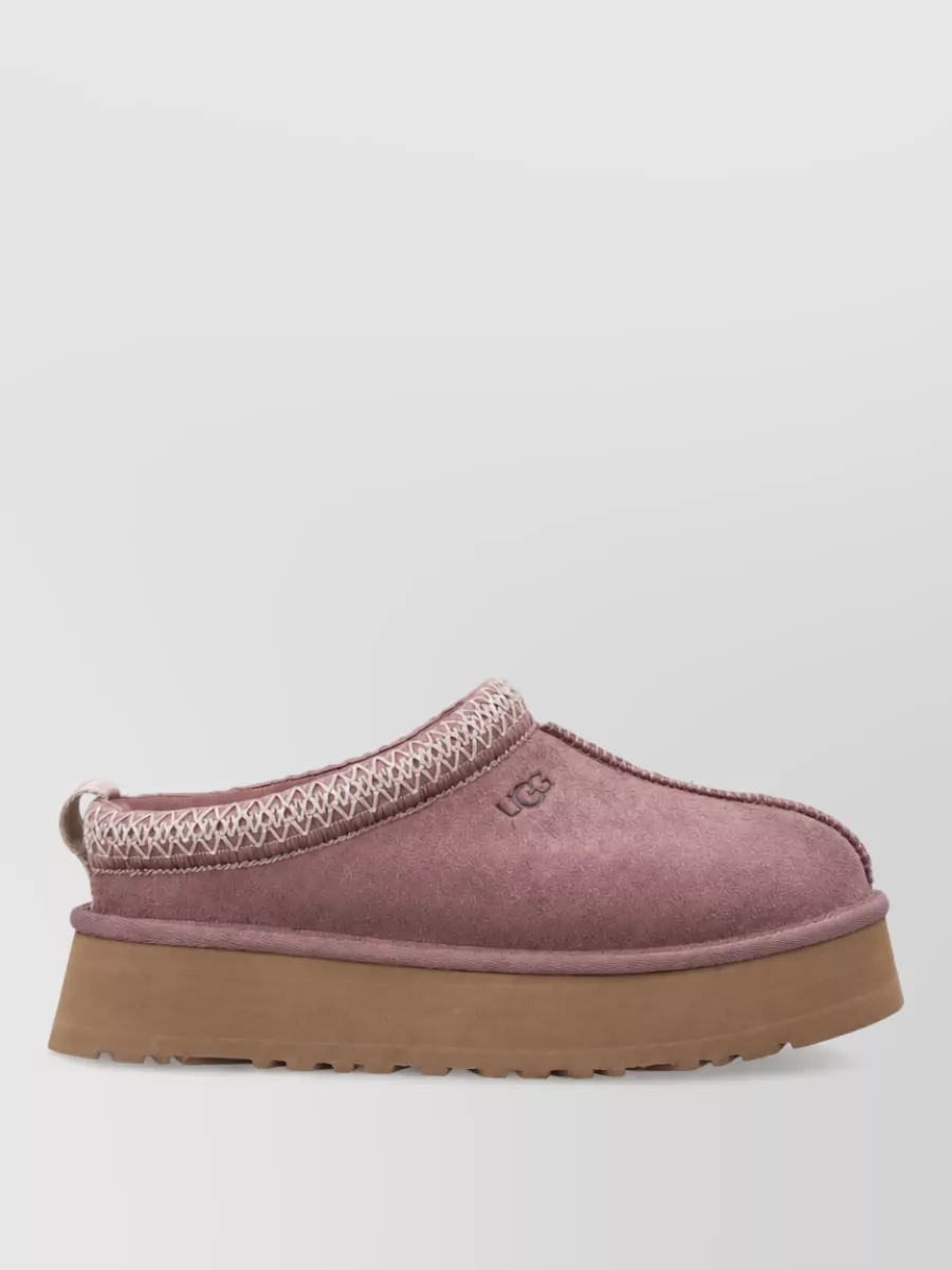 Ugg Suede Platform Slippers