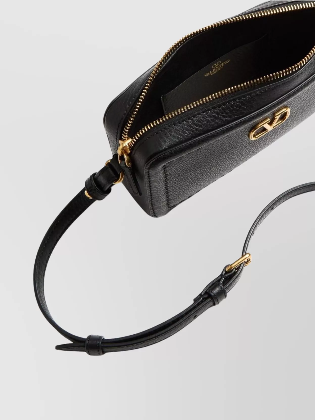 Valentino Garavani Leather Shoulder Bag Adjustable Strap