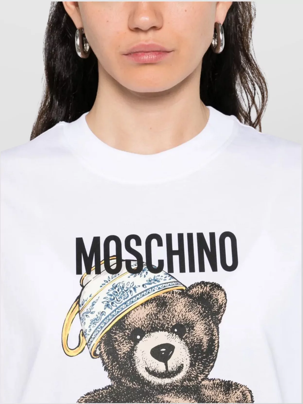 Moschino Crew Neck Graphic Print Short Sleeves Tshirt