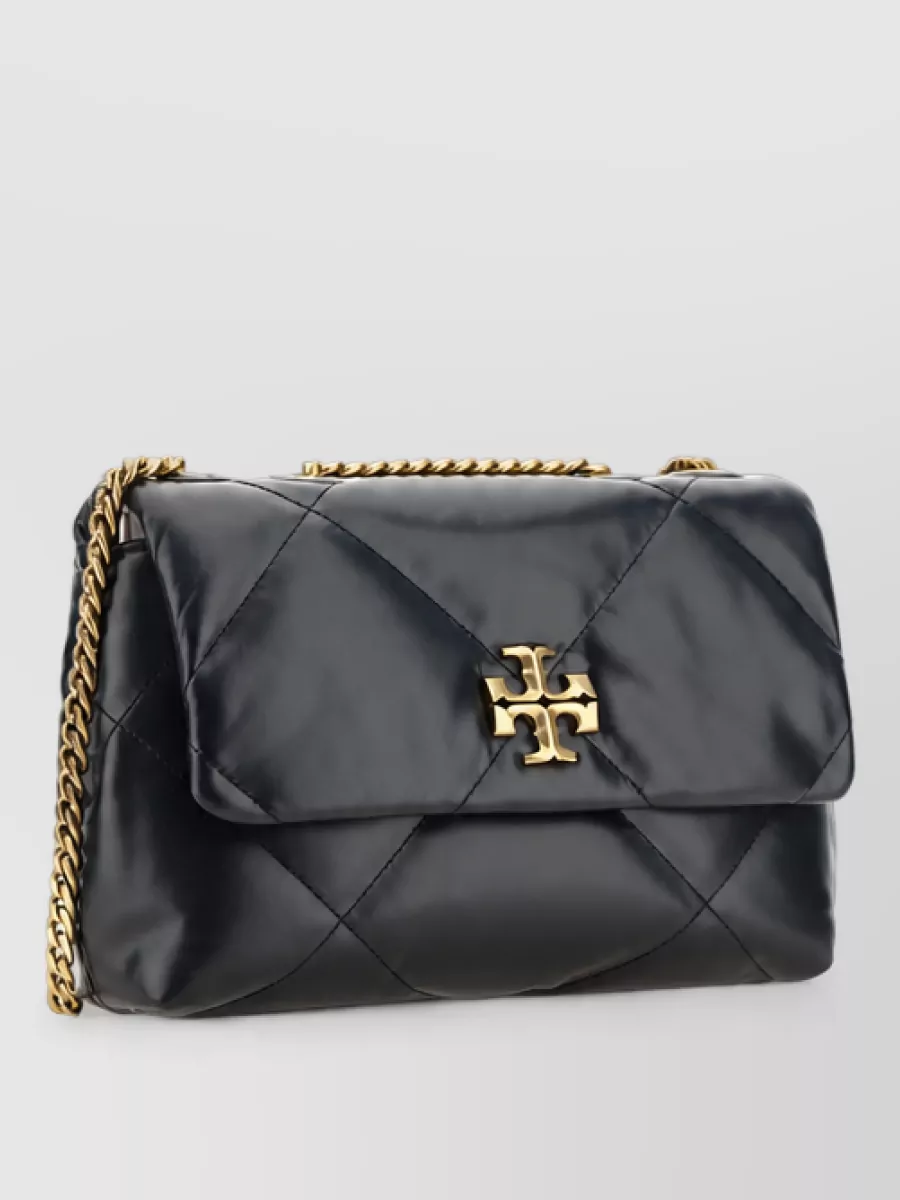 Tory Burch kira small leather quilted clutch bag