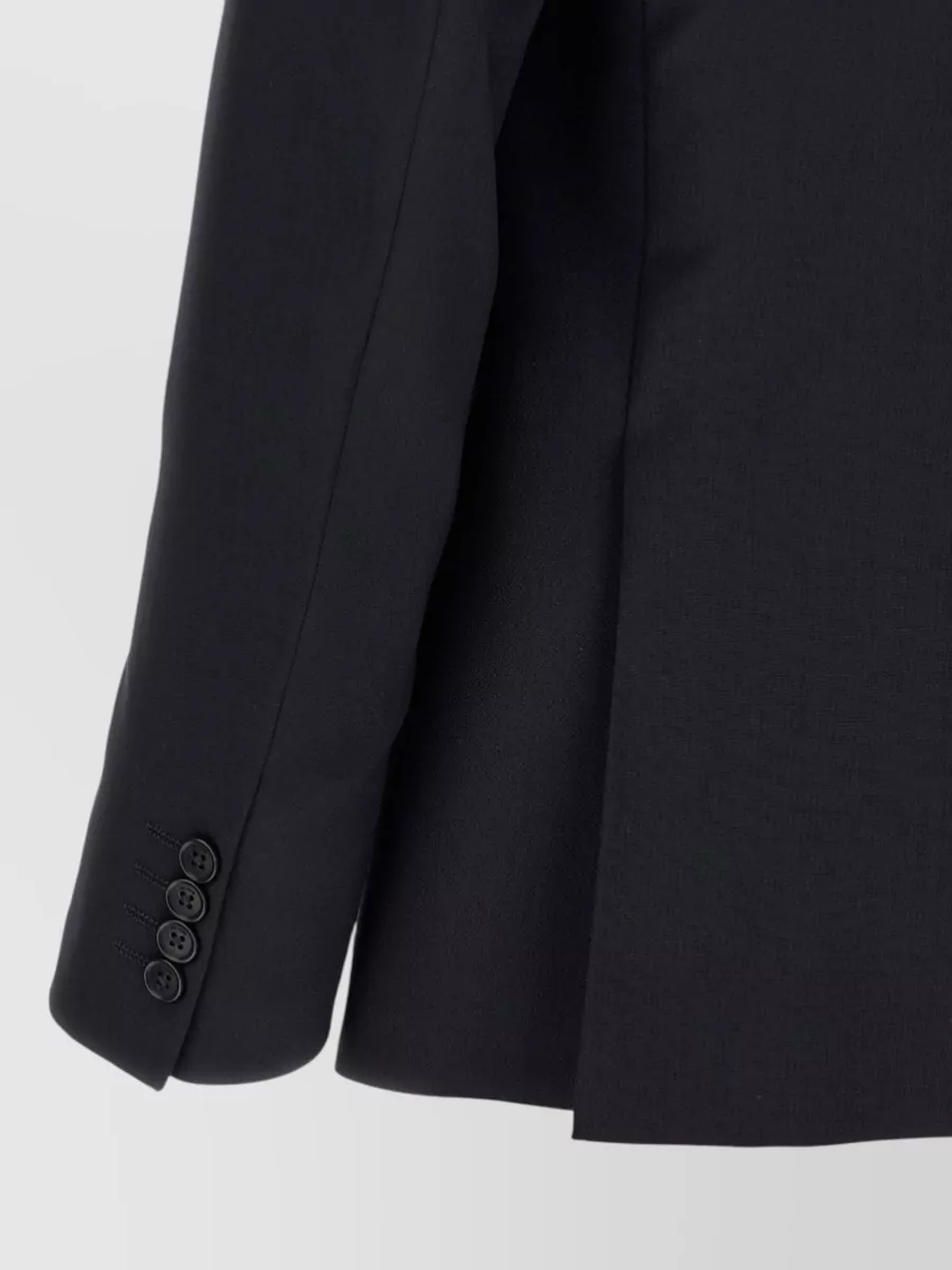 Pal Zileri Wool Single Breasted Coat